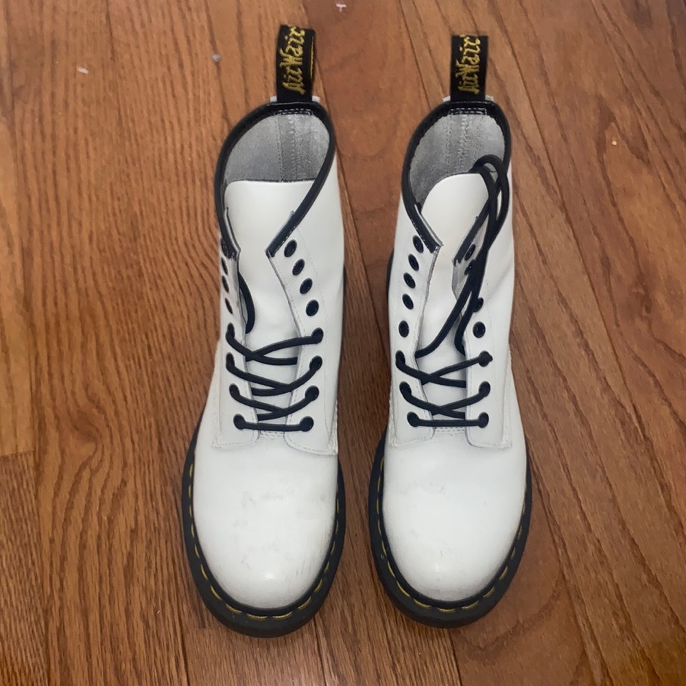 White Doc Martens 1460 8-Eye Boot